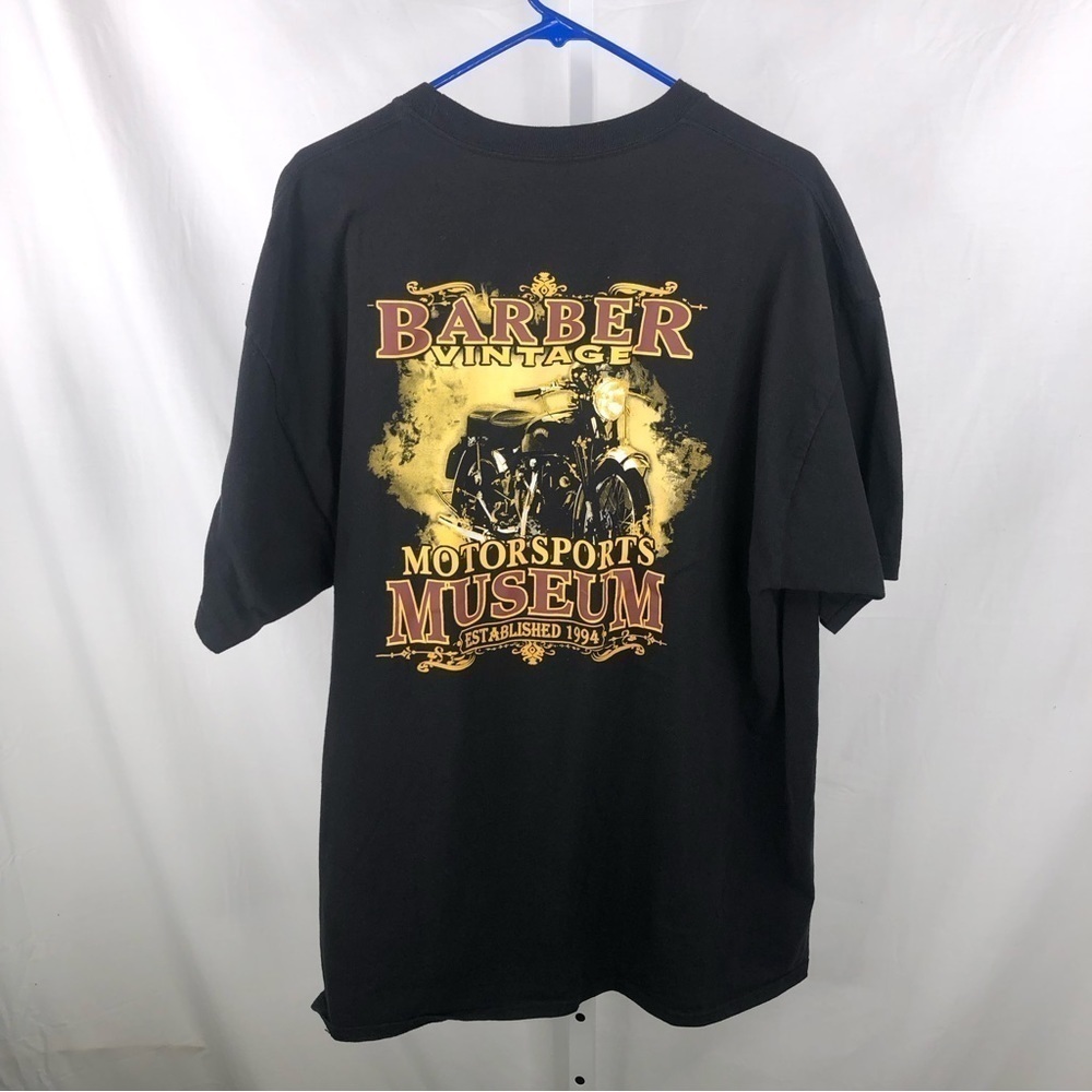 Barber Vintage Motorsports Museum Birmingham AL Black Shirt 2XL